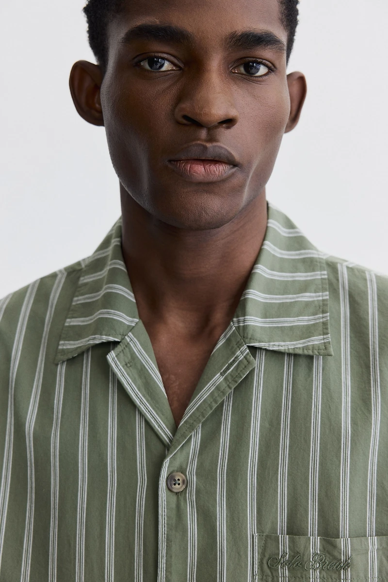 Poplin Pajama Shirt and Pants