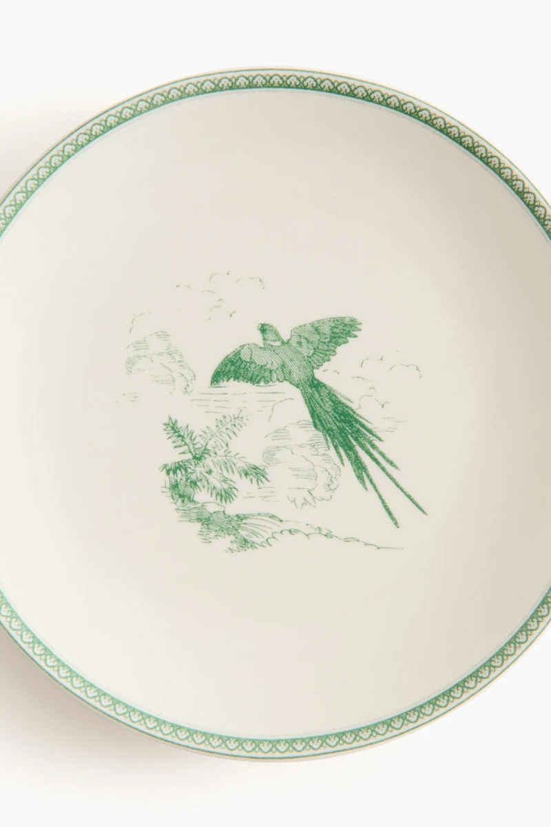 Porcelain Side Plate with Motif