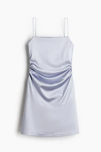 Robe combinaison à effet drapé