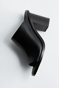 Block-Heeled Sandals