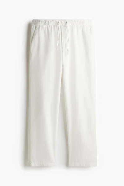 Relaxed-Fit Linen Pants
