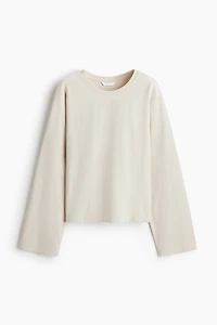 Haut à manches longues en coton