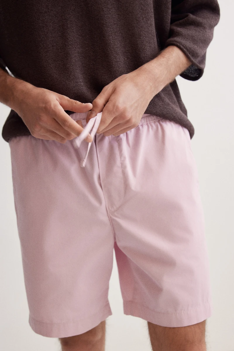 Regular-Fit Canvas Shorts