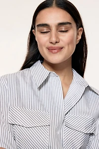 Fitted Poplin Shirt