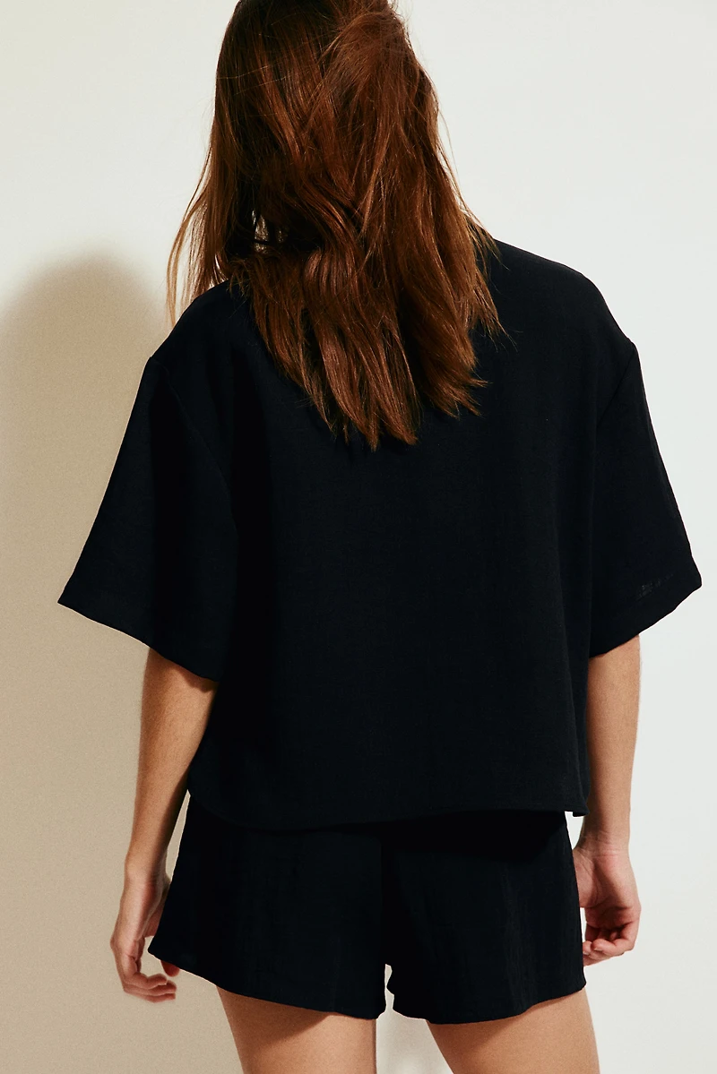 Eyelet Embroidered Shirt