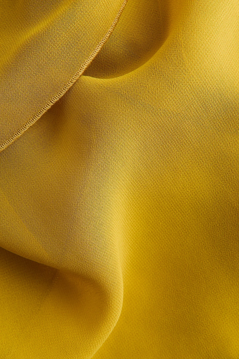 Draped-Panel Halterneck Top
