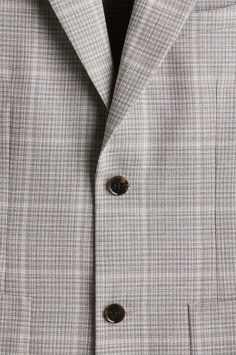 Regular-Fit Single-Breasted Jacket