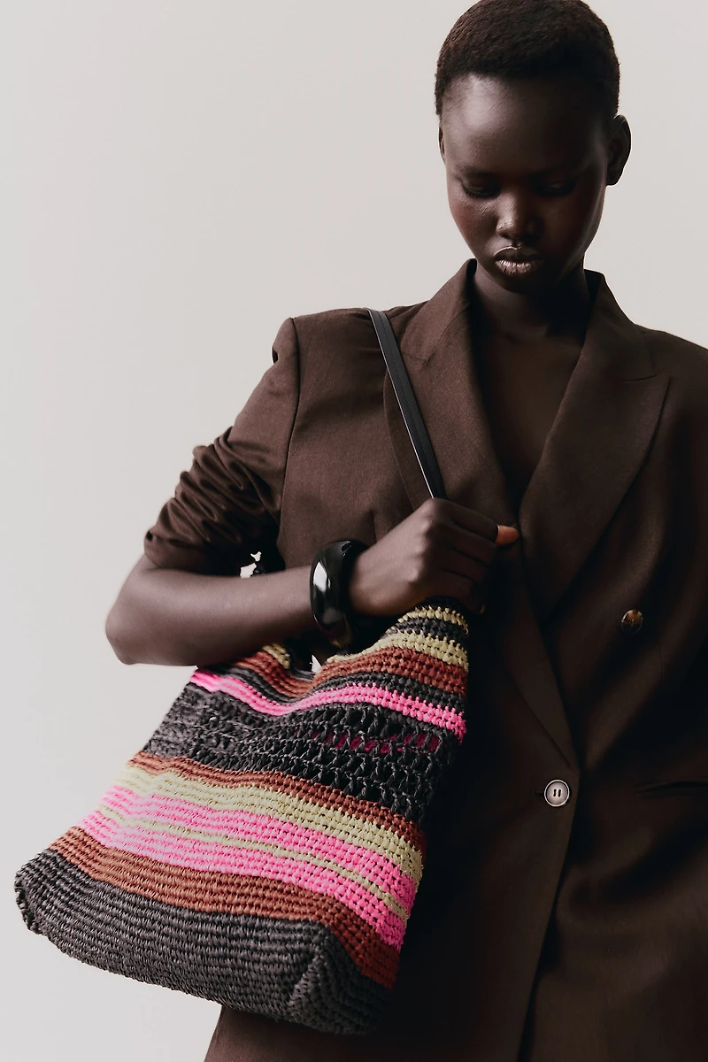 Straw Shoulder Bag