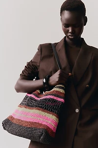 Straw Shoulder Bag