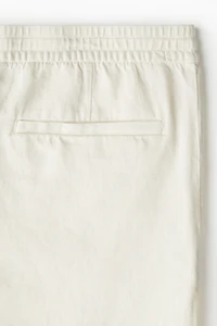 Relaxed-Fit Linen-Blend Shorts