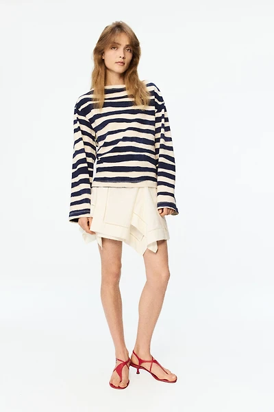 Cutout Cotton Top