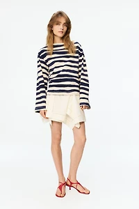 Cutout Cotton Top
