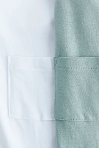 2-Pack Pocket-Detail T-Shirts