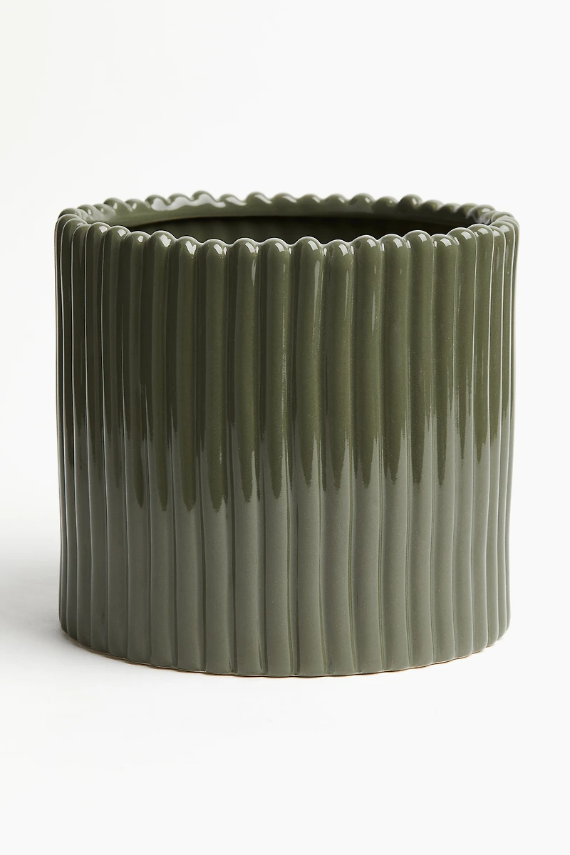 Large Stoneware Plant Pot