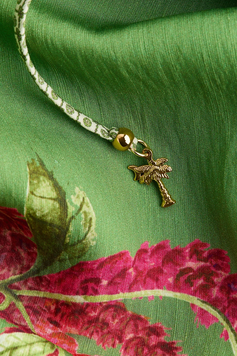 Robe avec bretelles à nouer