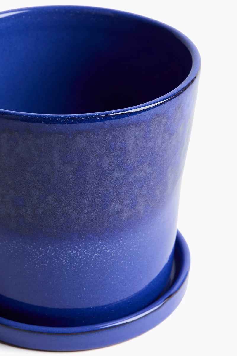 Plant Pot and Saucer