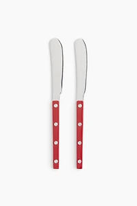 2-Pack Stainless Steel Butter Knives