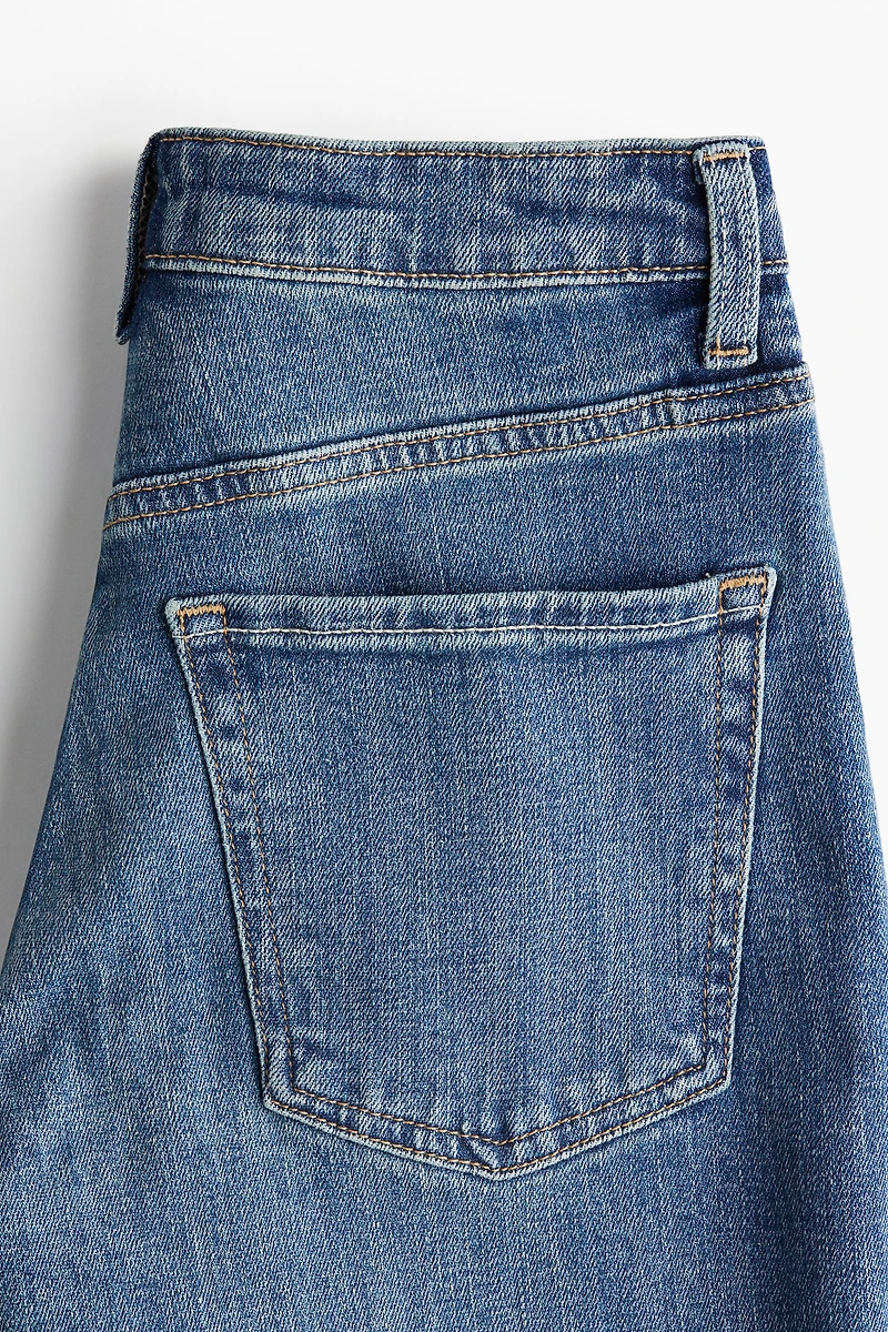 Slim High-Rise Straight-Leg Jeans