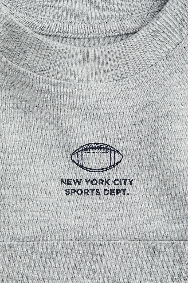 Printed cotton T-shirt