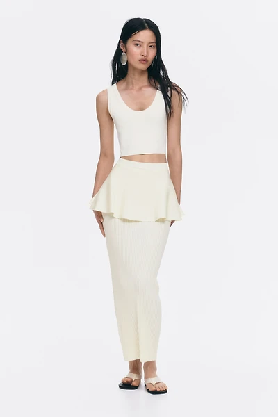 Layered Knit Skirt