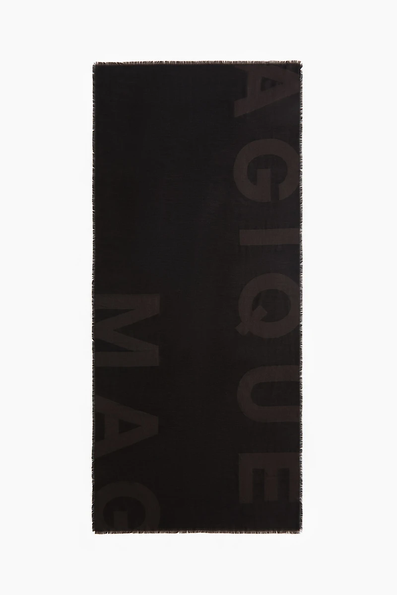 Jacquard-Weave Scarf