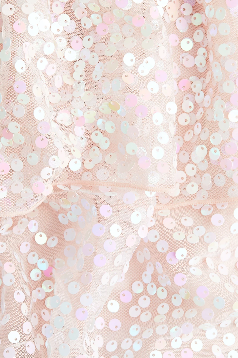 Jupe en tulle à sequins