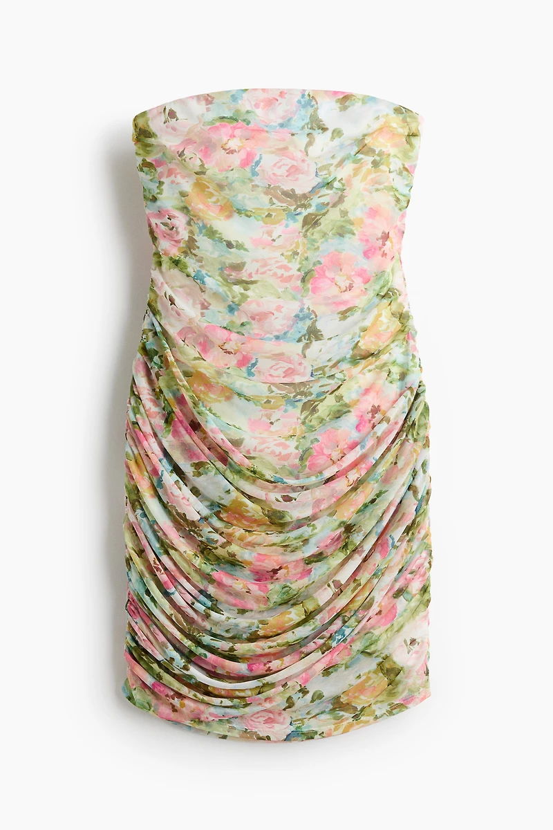 Draped Bandeau Dress