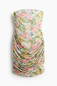 Draped Bandeau Dress