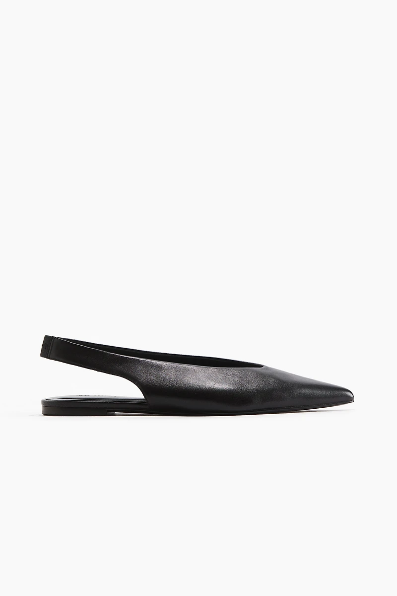 Leather Slingbacks