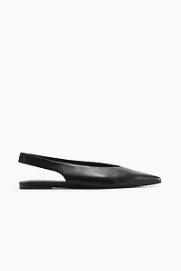 Leather Slingbacks