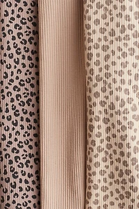 3-pack Ruffle-Trimmed Jersey Tops