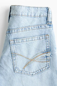 Jean taille basse flottant