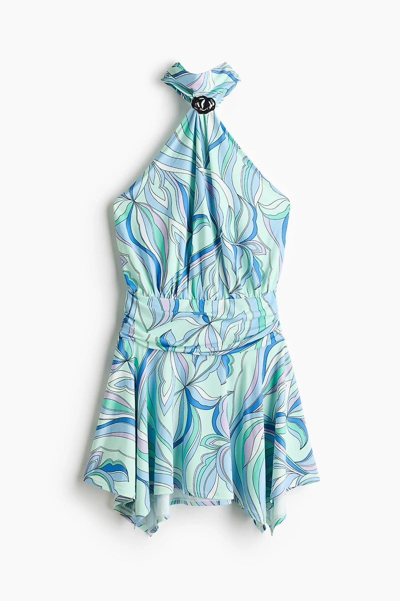 Robe dos nu avec jupe évasée
