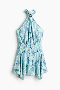 Robe dos nu avec jupe évasée