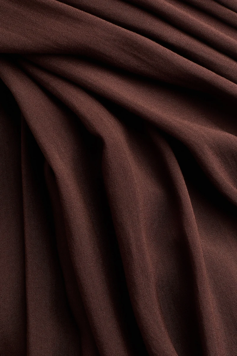 Jupe froncée en modal