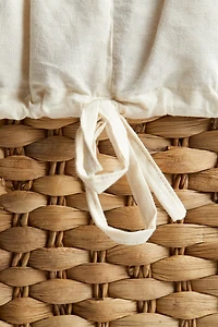 Panier à linge en paille