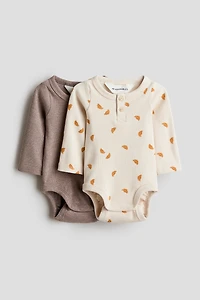 2-pack Henley Bodysuits