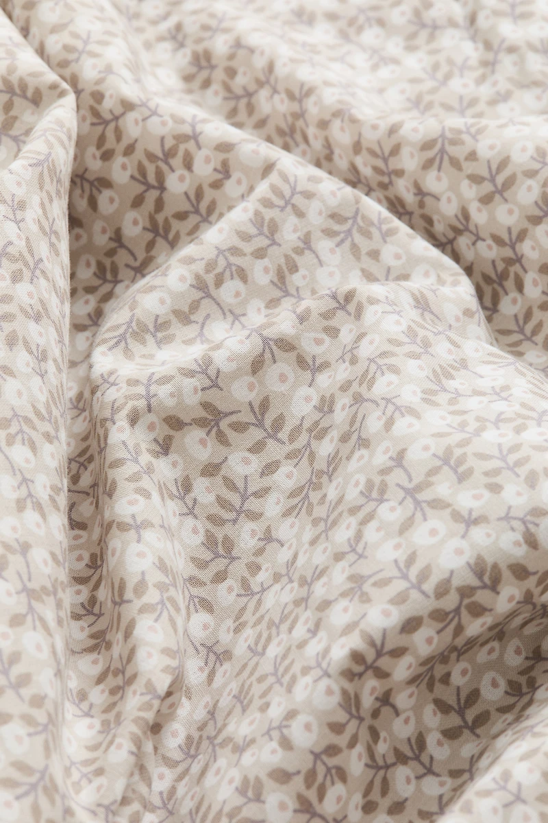 Patterned Crib Duvet Cover Set