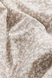 Patterned Crib Duvet Cover Set