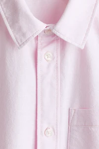 Short-Sleeved Cotton Shirt