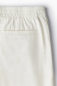 Regular-Fit Linen-Blend Shorts