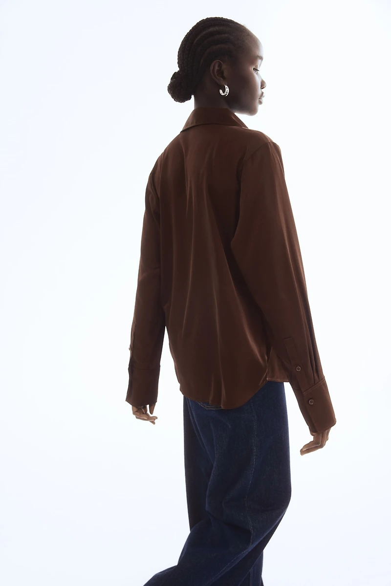 Blouse à encolure en V