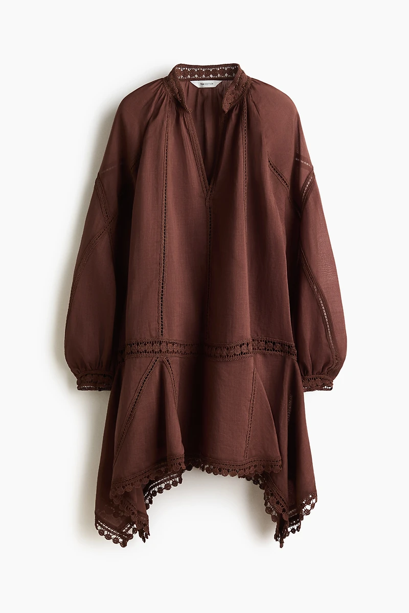 Robe en ramie mélangée