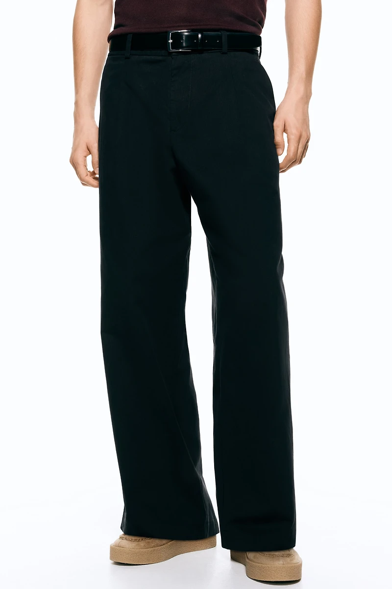 Loose-Fit Tailored Pants