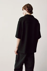 Loose Fit Ribbed Resort Shirt