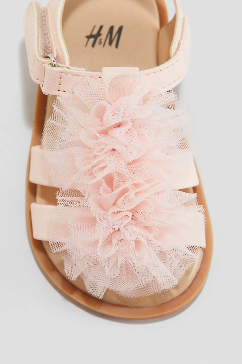 Appliquéd Sandals
