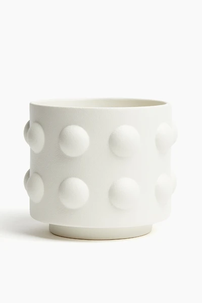 Reactive-glaze Stoneware Plant Pot