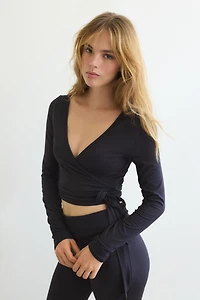 Short Wrap Top