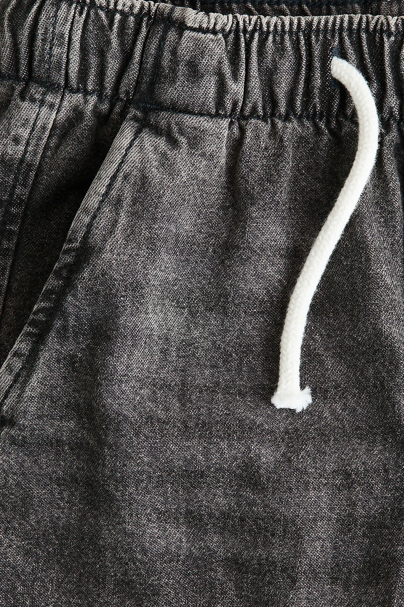 Cotton Denim Joggers