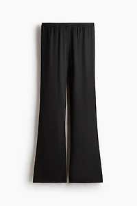 Flared Satin Pants
